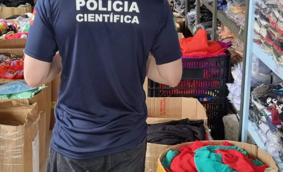 PCPR e PCSC prendem homem e apreendem inúmeros de itens falsificados em Garuva