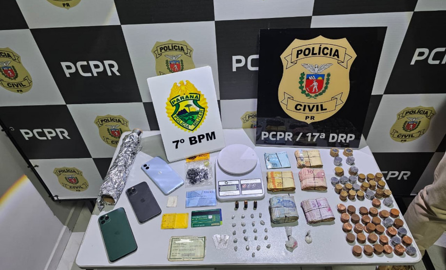 PCPR e PMPR prendem três pessoas e desarticulam ponto de venda de drogas em Tapejara