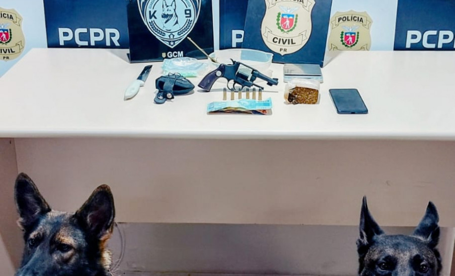 PCPR e GCM prendem homem e fecham ponto de tráfico de drogas em Ponta Grossa