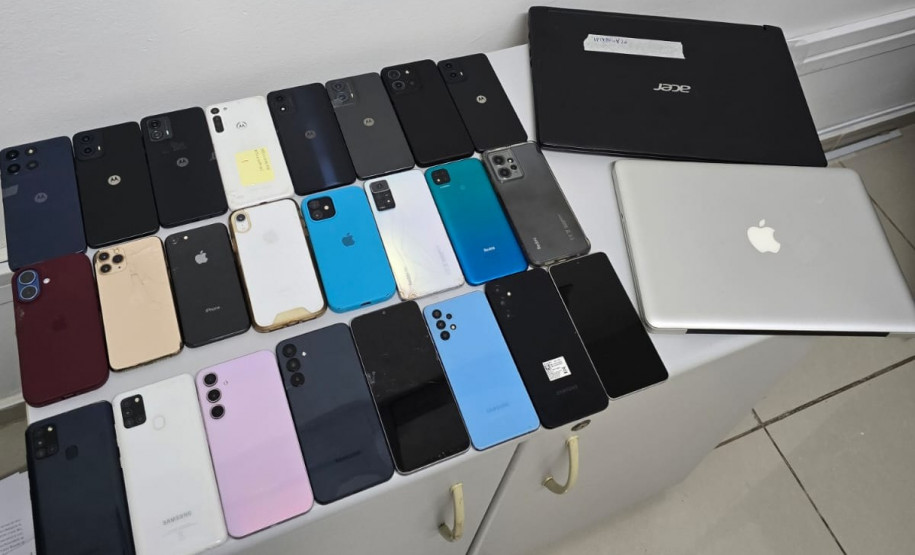 PCPR prende homem em flagrante por receptação qualificada e recupera eletrônicos em Curitiba