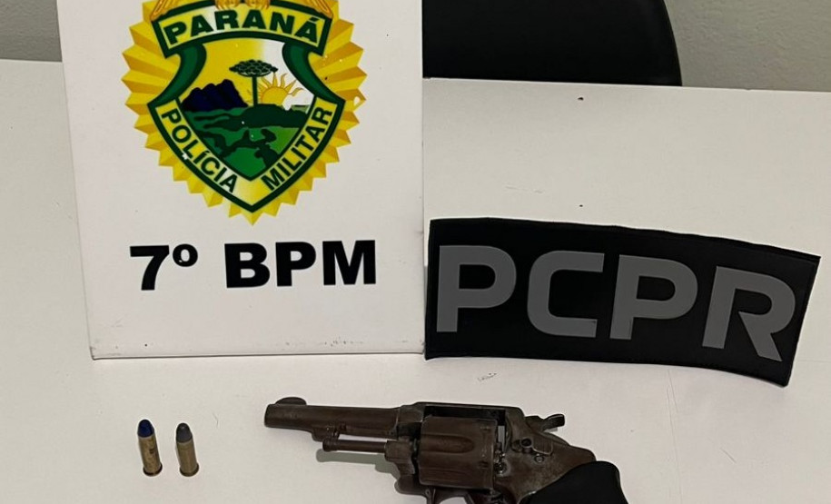 PCPR e PMPR prendem homem em flagrante posse irregular de arma de fogo e munição em Tapejara
