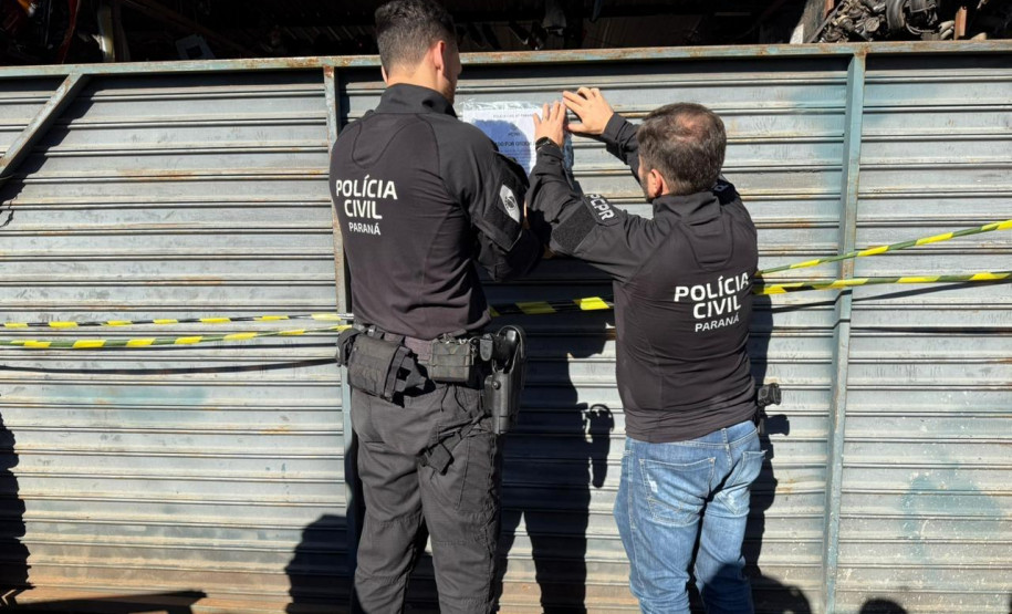 PCPR divulga foto de homem foragido por roubo e fecha desmanche de veículos em Sarandi