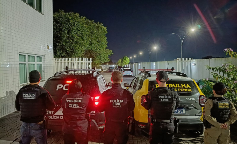 PCPR, PMPR e PCIPR prendem dois homens durante operação em alusão ao Maio Laranja em Paranaguá