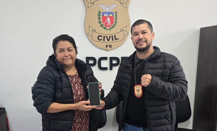 PCPR recupera celular furtado em Fazenda Rio Grande