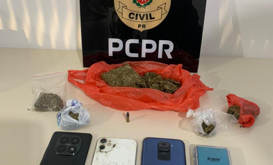 PCPR prende homem por tráfico de drogas em Vila Amaral, em São Mateus do Sul
