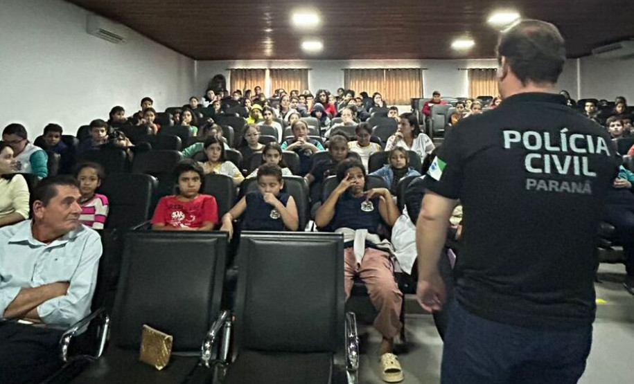 PCPR realiza palestra em alusão ao Maio Laranja em São Carlos do Ivaí