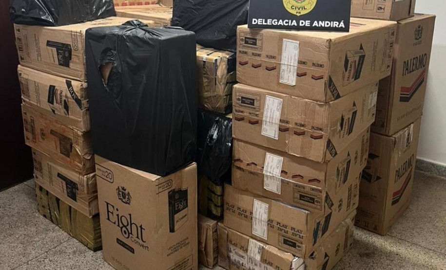 PCPR prende homem por contrabando e porte ilegal de arma de fogo em Andirá