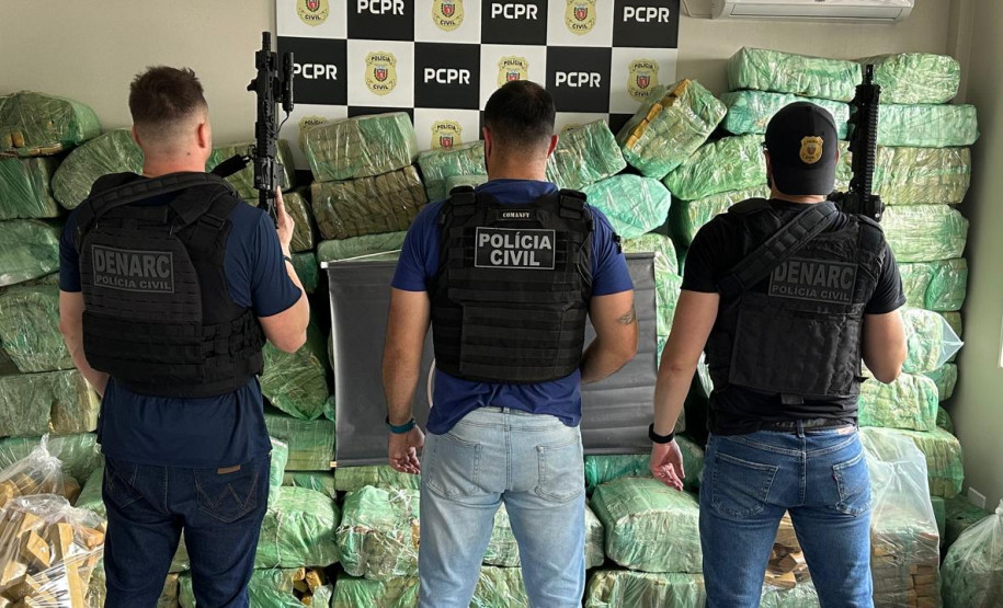 PCPR apreende mais de 2,3 toneladas de maconha durante abordagem em Palmas