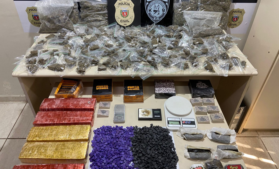 PCPR e GCM apreendem 11 quilos de maconha e prendem homem em flagrante em Ponta Grossa