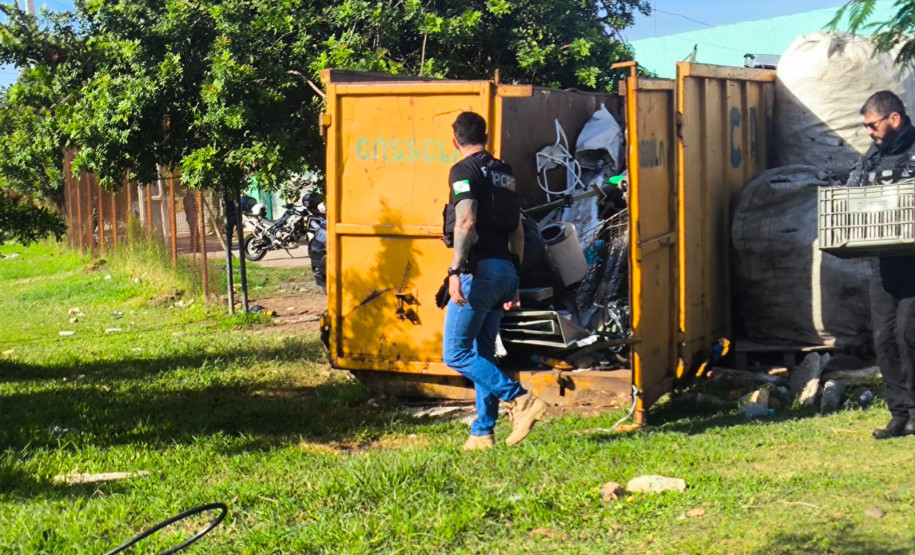PCPR realiza operação contra furto de fios e ligações clandestinas no Cajuru e prende seis pessoas