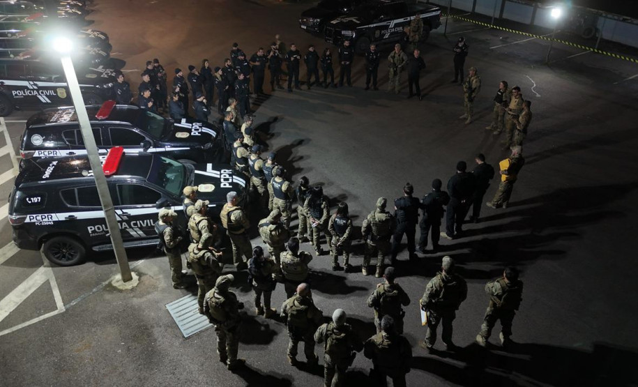 PCPR prende 33 suspeitos de integrar célula de organização criminosa que tentava se instalar no Paraná