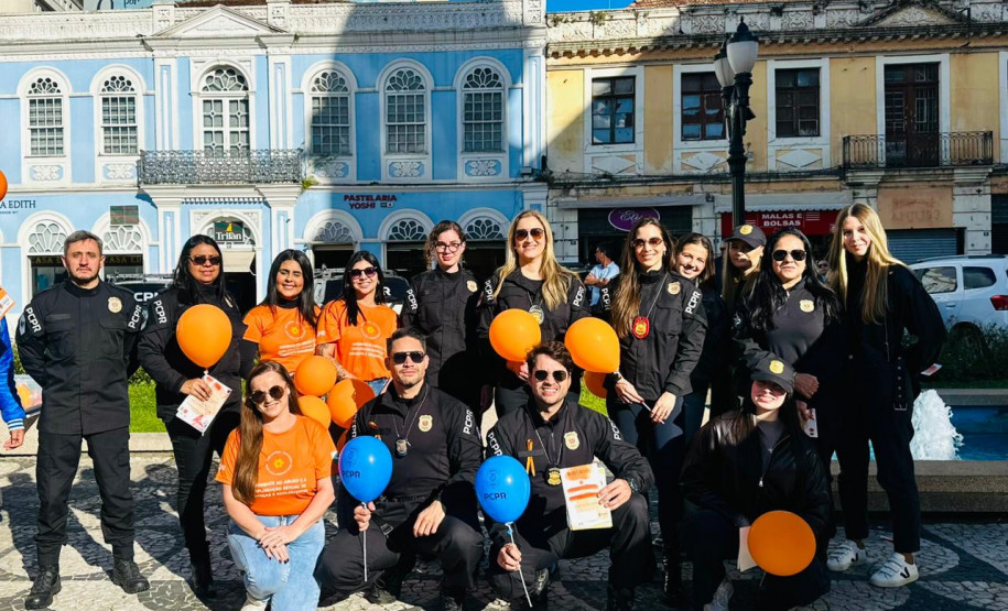 PCPR realiza ação de conscientização sobre violência sexual infantil em Curitiba