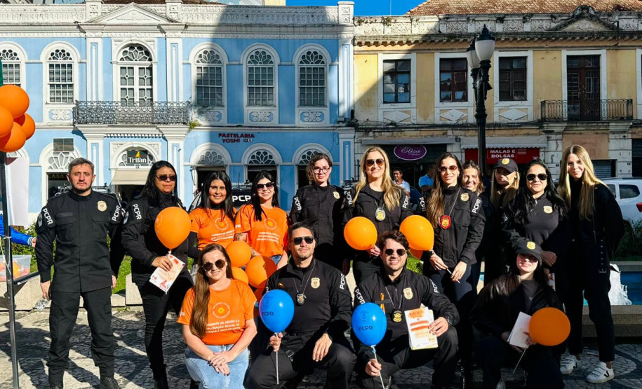 PCPR realiza ação de conscientização sobre violência sexual infantil em Curitiba