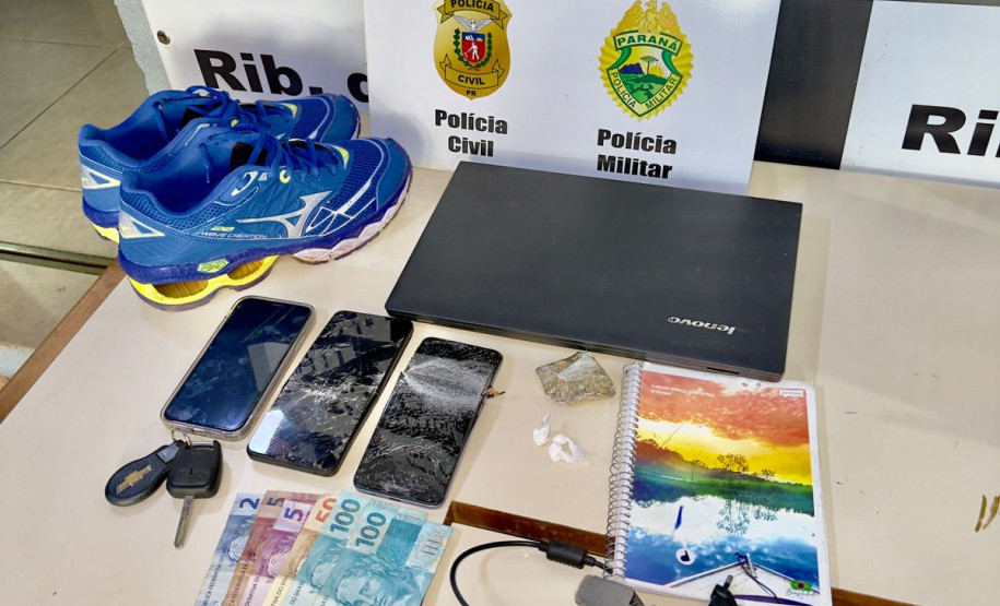 PCPR e PMPR prendem homem e apreendem adolescente em ação contra o tráfico em Ribeirão do Pinhal