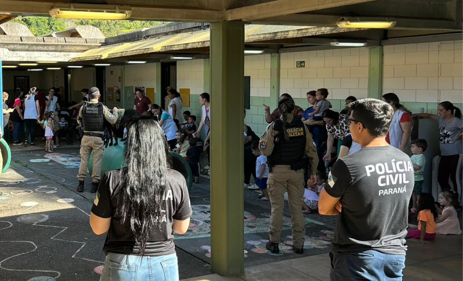 PCPR, PMPR e CBMPR participam da Feira de Profissões em Cornélio Procópio