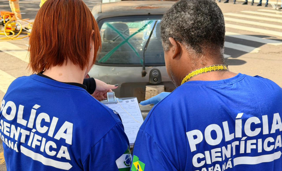Maio Amarelo: forças de segurança realizam simulado de sinistro de trânsito em Maringá
