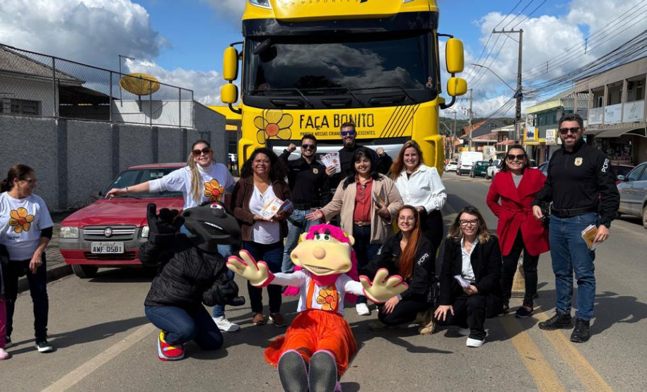 PCPR participa de campanha do Maio Laranja em Bocaiuva do Sul