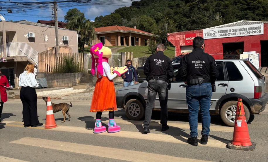 PCPR participa de campanha do Maio Laranja em Bocaiuva do Sul