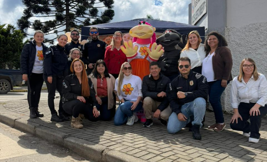 PCPR participa de campanha do Maio Laranja em Bocaiuva do Sul