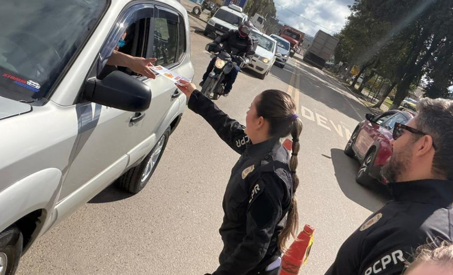 PCPR participa de campanha do Maio Laranja em Bocaiuva do Sul