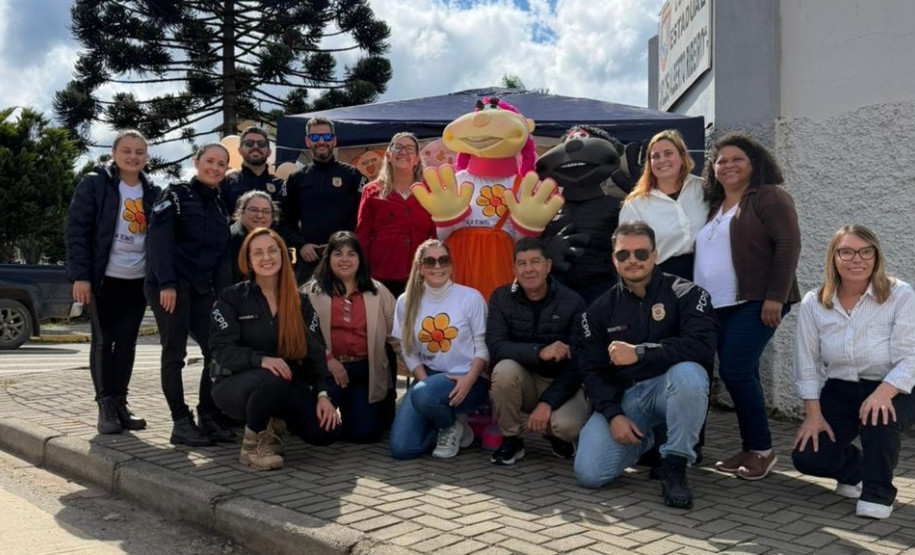 PCPR participa de campanha do Maio Laranja em Bocaiuva do Sul