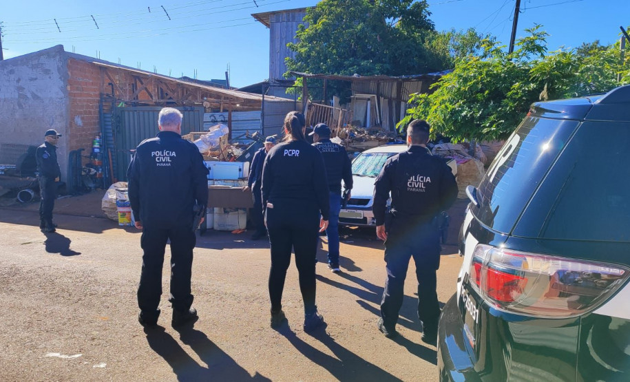 PCPR e PMPR prendem homem em flagrante por receptação de fios de cobre em Cascavel