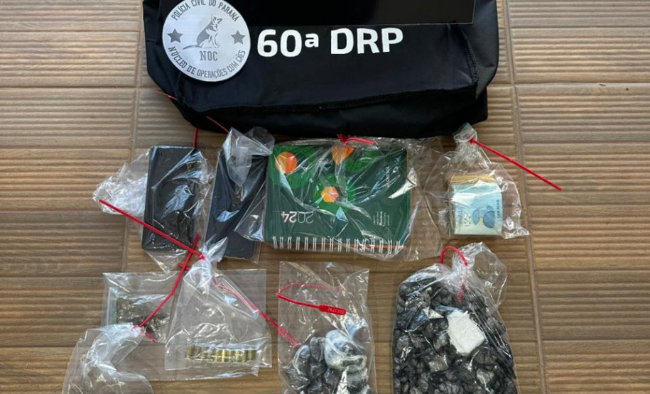 PCPR prende casal em flagrante por tráfico de drogas em Dois Vizinhos