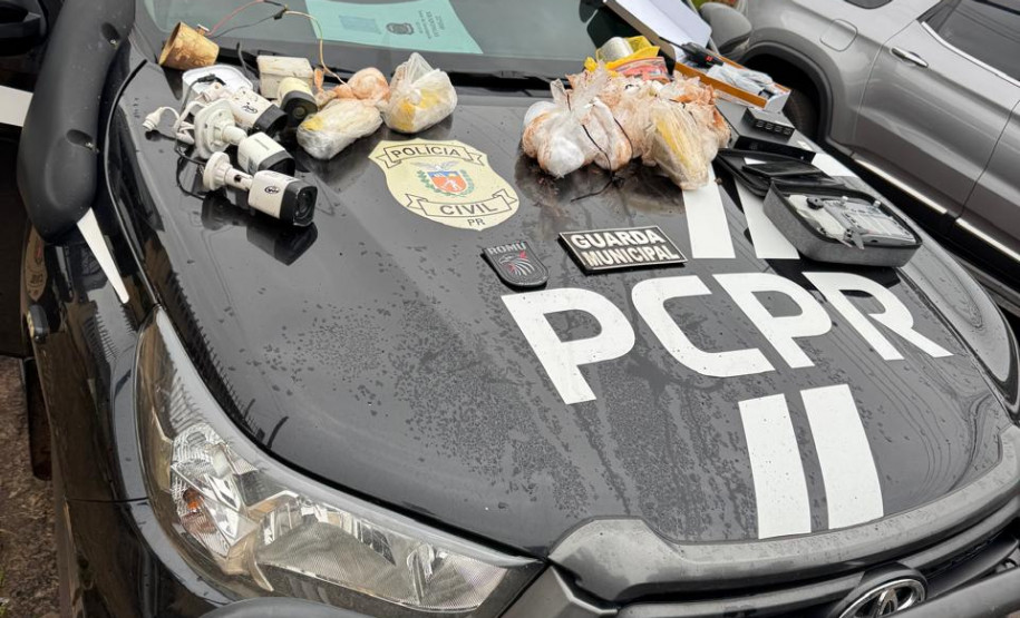 PCPR e Guarda Municipal prendem cinco pessoas durante operação contra o tráfico de drogas em Arapongas