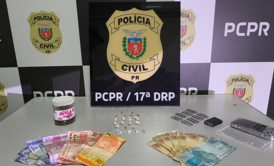 PCPR prende dois homens durante ação contra o tráfico de drogas em Cruzeiro do Oeste