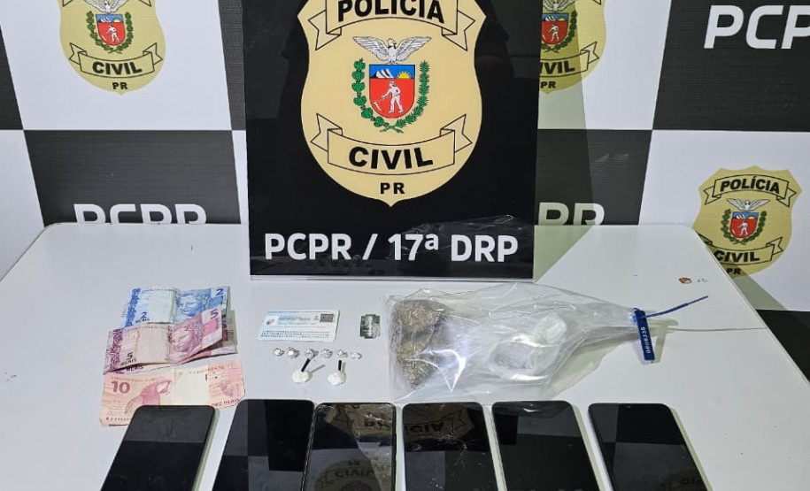 PCPR e PMPR prendem homem por tráfico de drogas e apreendem entorpecentes em Tuneiras do Oeste
