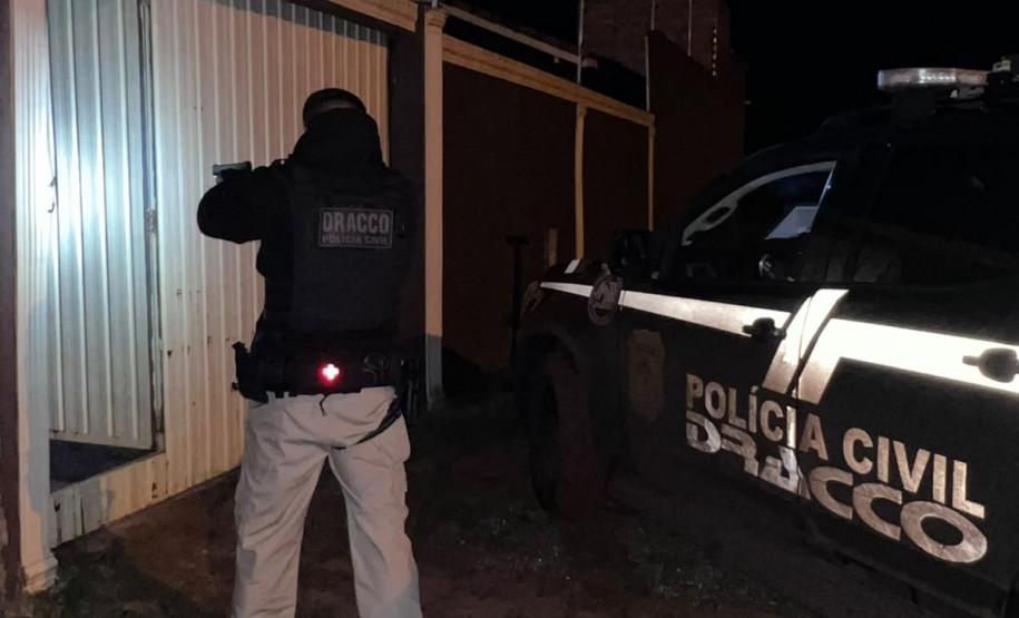 PCPR prende 27 suspeitos por esquema de produção e distribuição de drogas para diversos estados