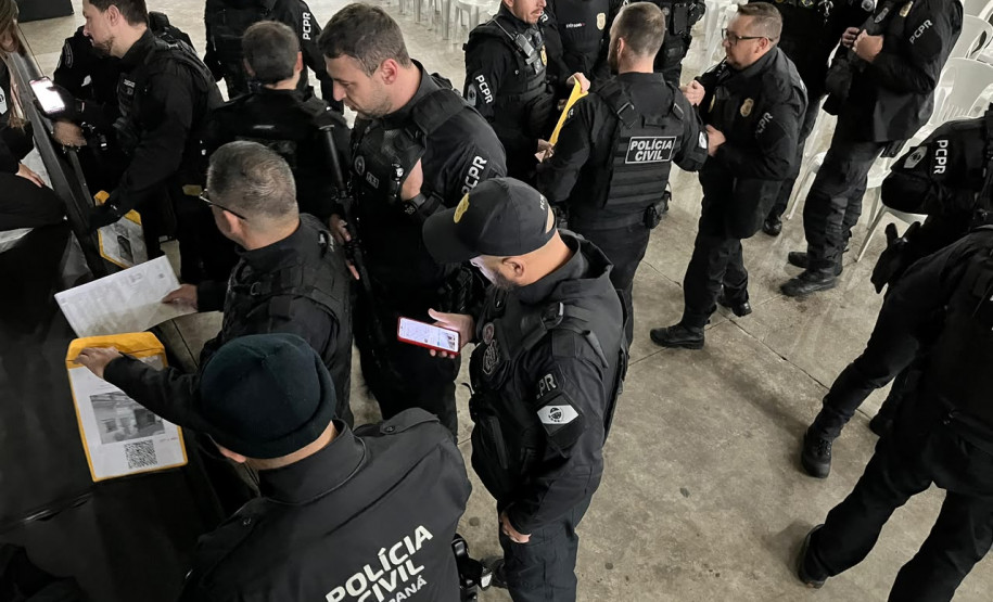 PCPR cumpre 19 mandados contra rede de tráfico de drogas nos Campos Gerais