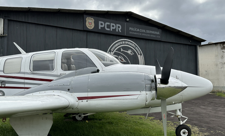 Com seu primeiro comandante de avião, PCPR intensifica uso de aeronave de asa fixa