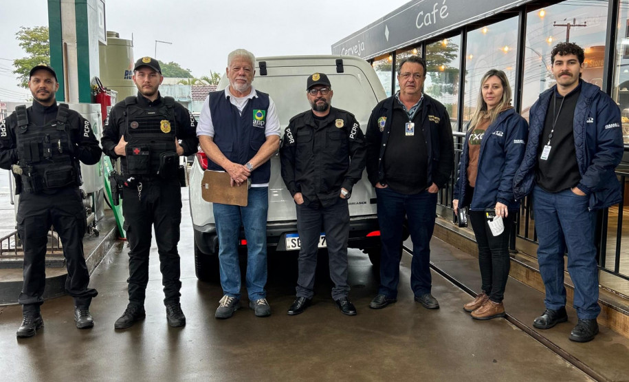 PCPR participa de fiscalização em postos de combustíveis em Campina da Lagoa e Nova Cantu