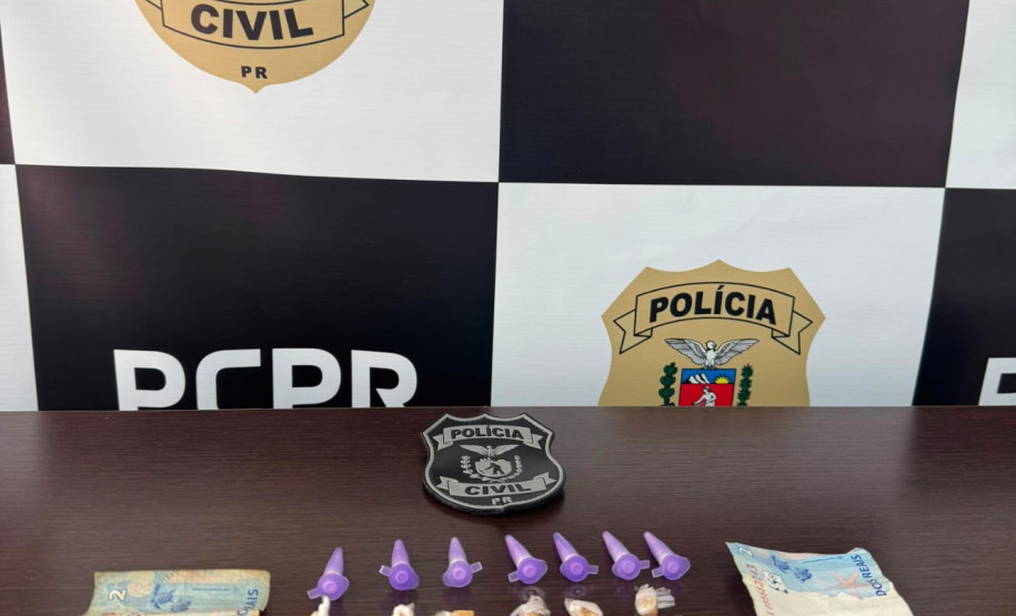 PCPR prende homem por tráfico de drogas próximo a escola em Fazenda Rio Grande