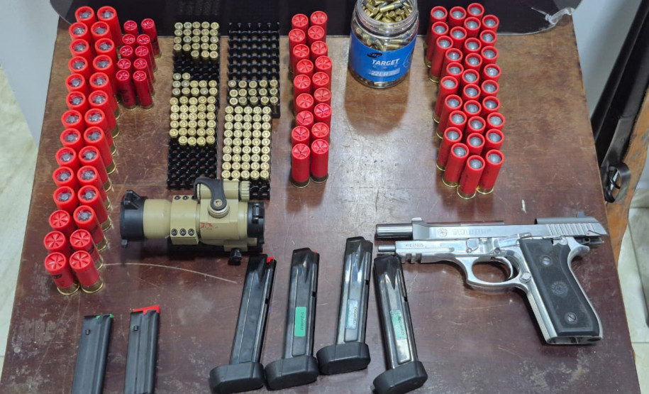 PCPR prende seis pessoas e apreende arsenal durante operação contra comércio ilegal de armas