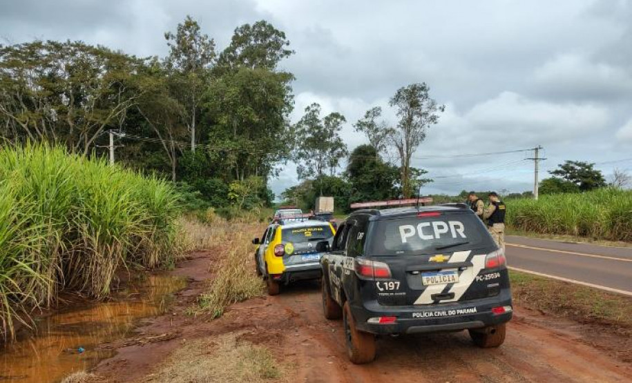 PCPR realiza buscas em área rural durante investigação sobre desaparecimento de jovens
