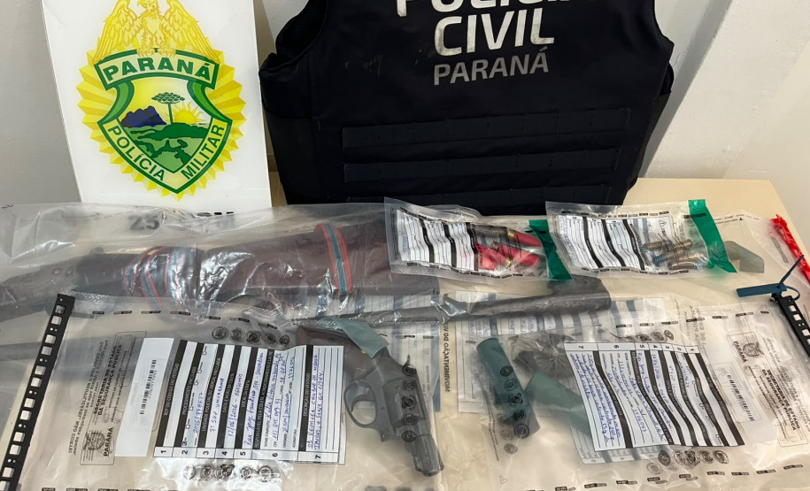 PCPR prende quatro pessoas e apreende armas, drogas e munições no Noroeste