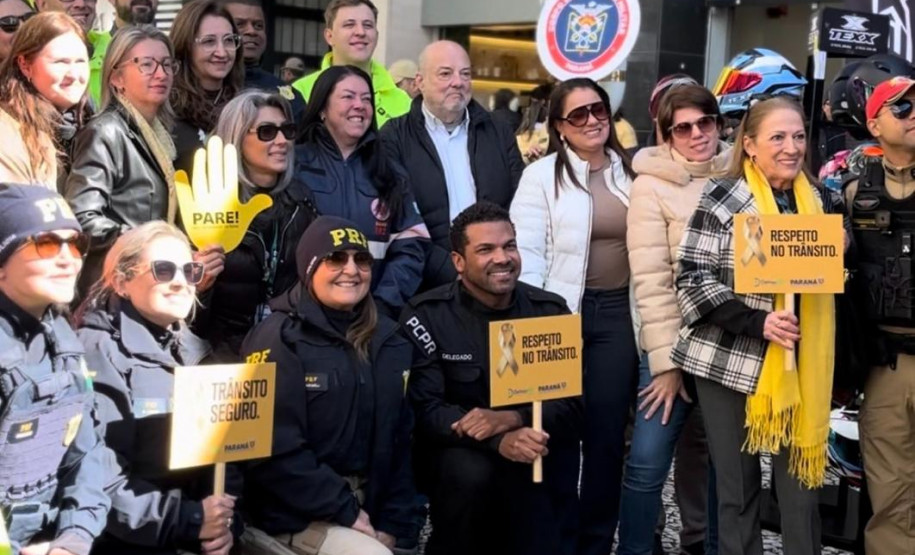 PCPR divulga agenda de ações realizadas para o Maio Amarelo no Paraná