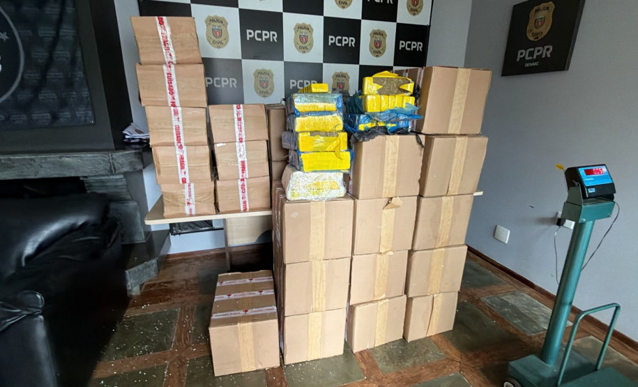 PCPR prende homem com 515 quilos de maconha em Cascavel