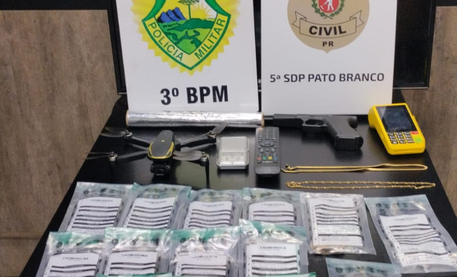 PCPR e PMPR prendem duas pessoas e apreendem drogas durante operação em Itapejara d'Oeste