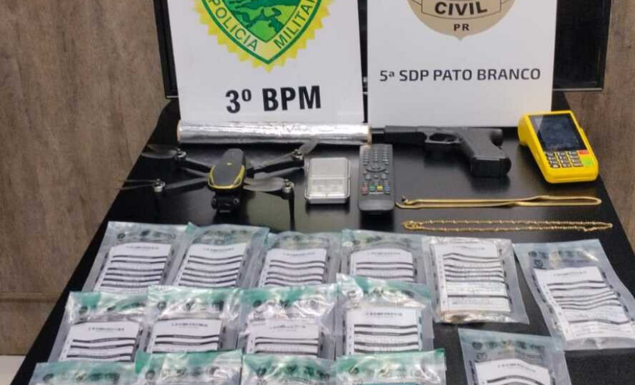 PCPR e PMPR prendem duas pessoas e apreendem drogas durante operação em Itapejara d'Oeste