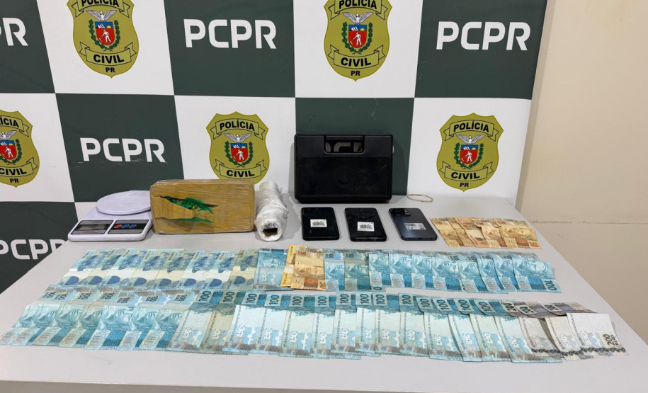 PCPR prende homem por tráfico de drogas e apreende cerca de um quilo de crack em Jataizinho