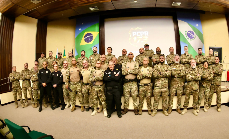 PCPR forma 11 operadores no X Curso de Operações Táticas Especiais