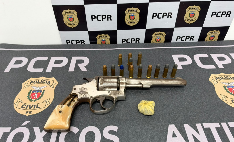 PCPR prende homem e apreende arma de fogo e munições em Maringá