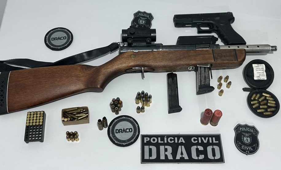 PCPR prende homem e identifica fábrica clandestina de armas em Curitiba