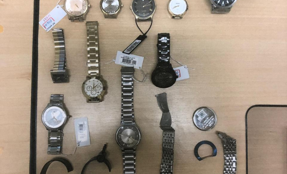 PCPR recupera objetos furtados de joalheria em Laranjeiras do Sul