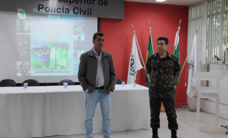 PCPR realiza palestra sobre produtos controlados em Curitiba