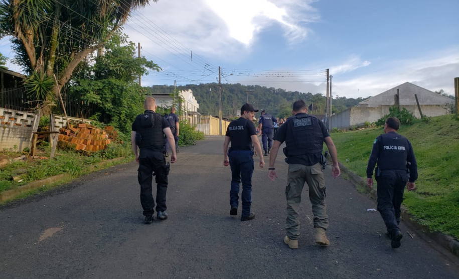 PCPR realiza operação contra o tráfico de drogas em Irati