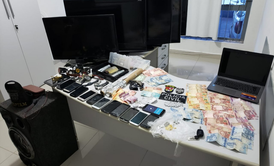 PCPR prende sete suspeitos de tráfico de drogas em Colorado